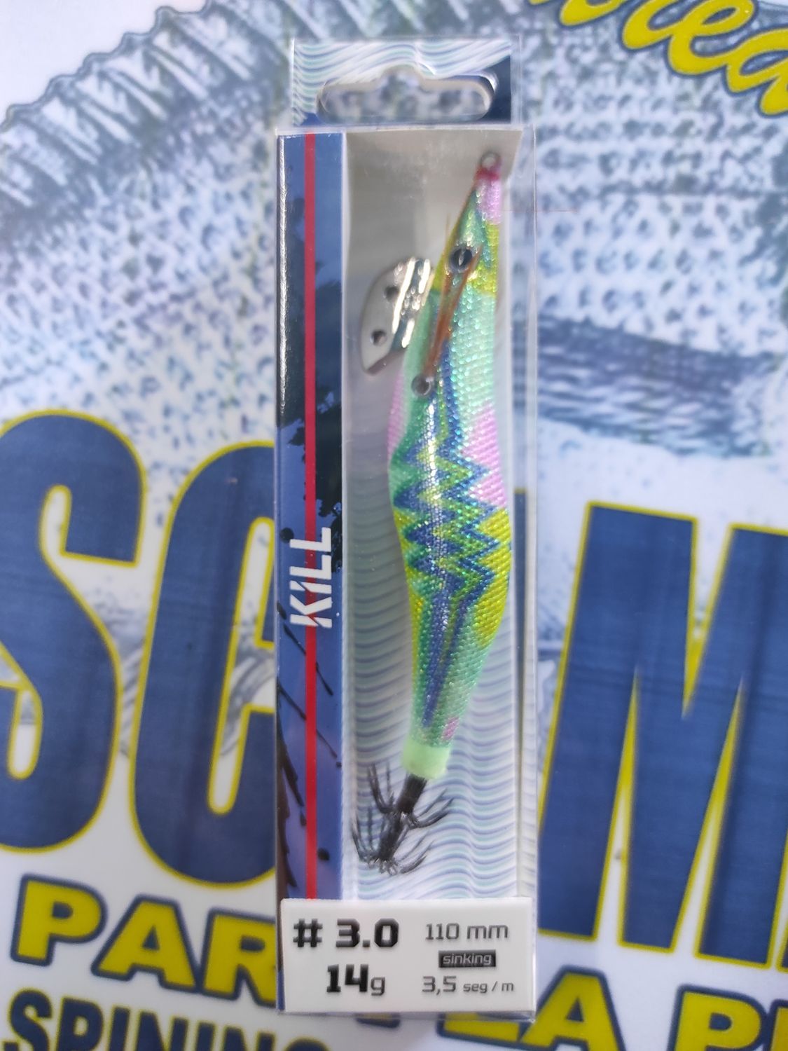 Pajarita Kill Turkana 3.0 - 110mm - 14Gr - 3,5seg/m - Color N02 - 291803