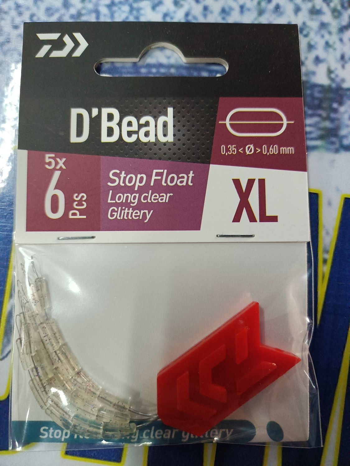 Tope Silicona Talla XL Cilindro - 0.35x0.60 - 5x6pcs - Daiwa - 384865