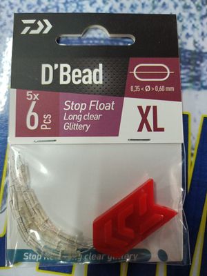 Tope Silicona Talla XL Cilindro - 0.35x0.60 - 5x6pcs - Daiwa - 384865