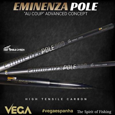 Caña de Mano/Pulso Vega de 8 Mtr - EMINENZA POLE - High Tensile Carbon