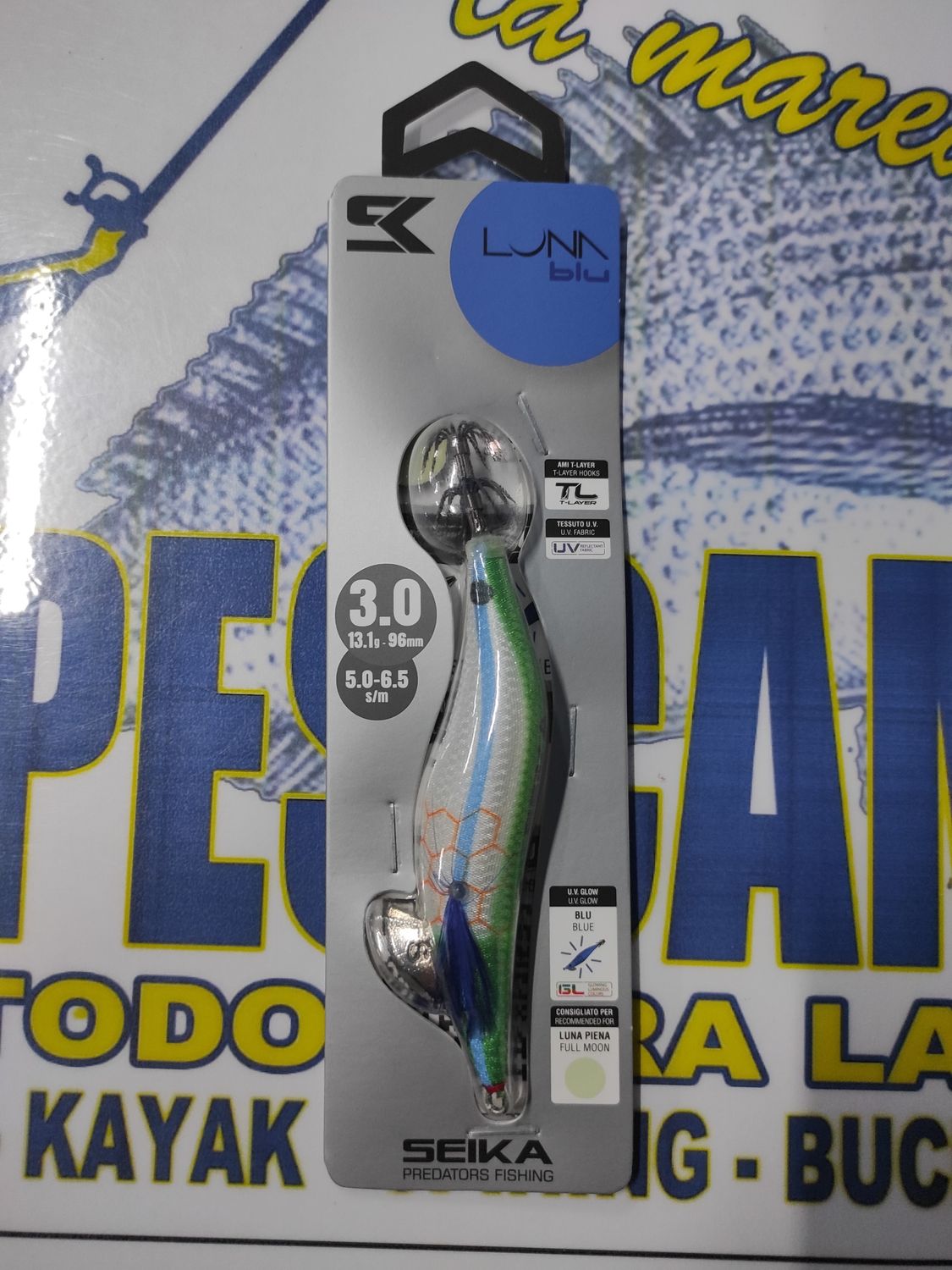 Pajarito SEIKA LunaBlu 3.0 - 13.1Gr - 96mm - 5.0/6.5sm - LUNA LLENA - cod 516228