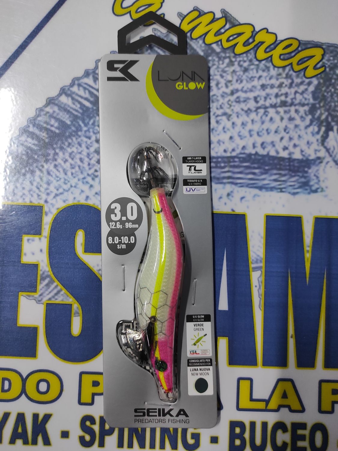 Pajarito SEIKA LunaGlow 3.0 - 12,60Gr - 96mm - 8.0/10.0sm - LUNA NUEVA - cod 516471