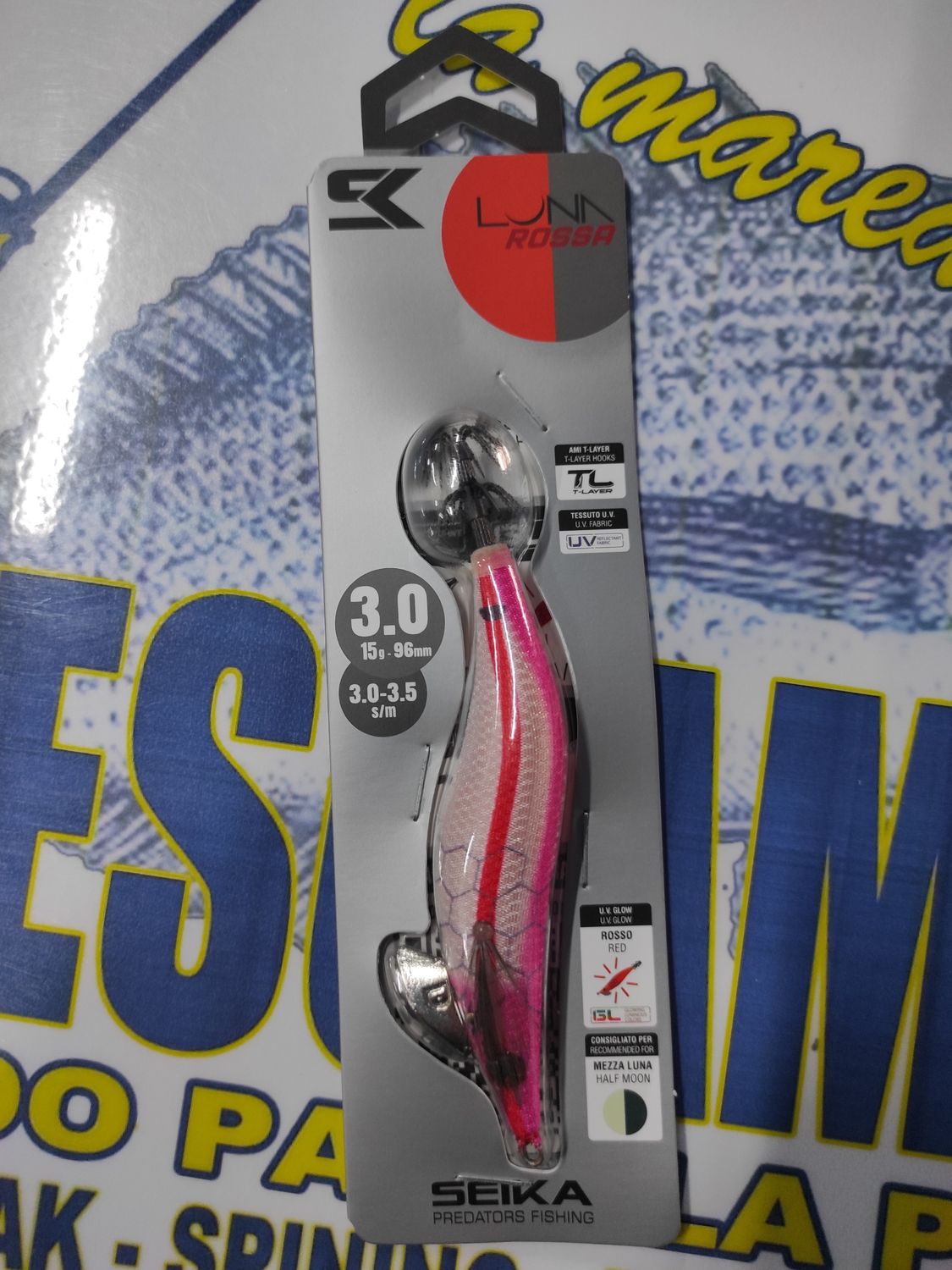 Pajarito SEIKA LunaRossa 3.0 - 15,0Gr - 96mm - 3.0/3.5sm - LUNA MEDIA - cod 516358