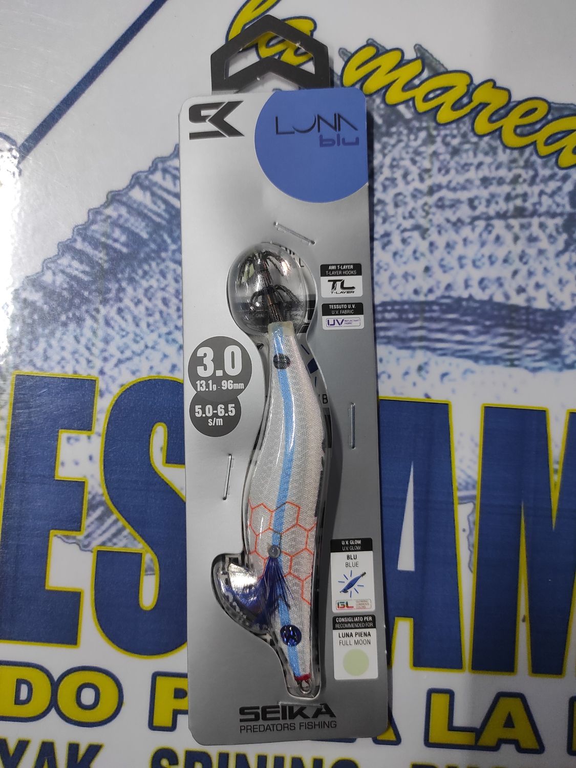 Pajarito SEIKA LunaBlu 3.0 - 13.1Gr - 96mm - 5.0/6.5sm - LUNA LLENA - cod 516198