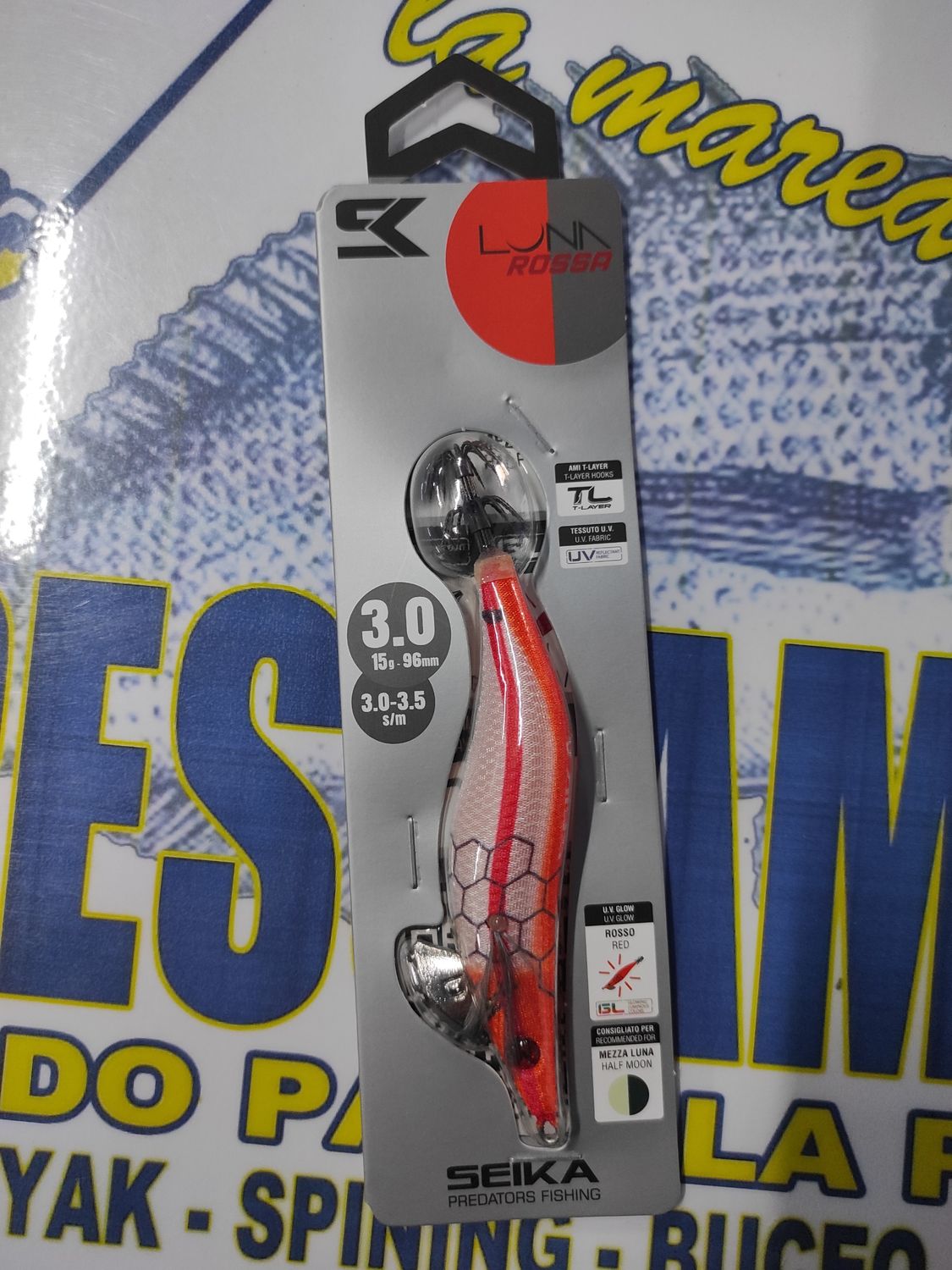 Pajarito SEIKA LunaRossa 3.0 - 15,0Gr - 96mm - 3.0/3.5sm - LUNA MEDIA - cod 516334