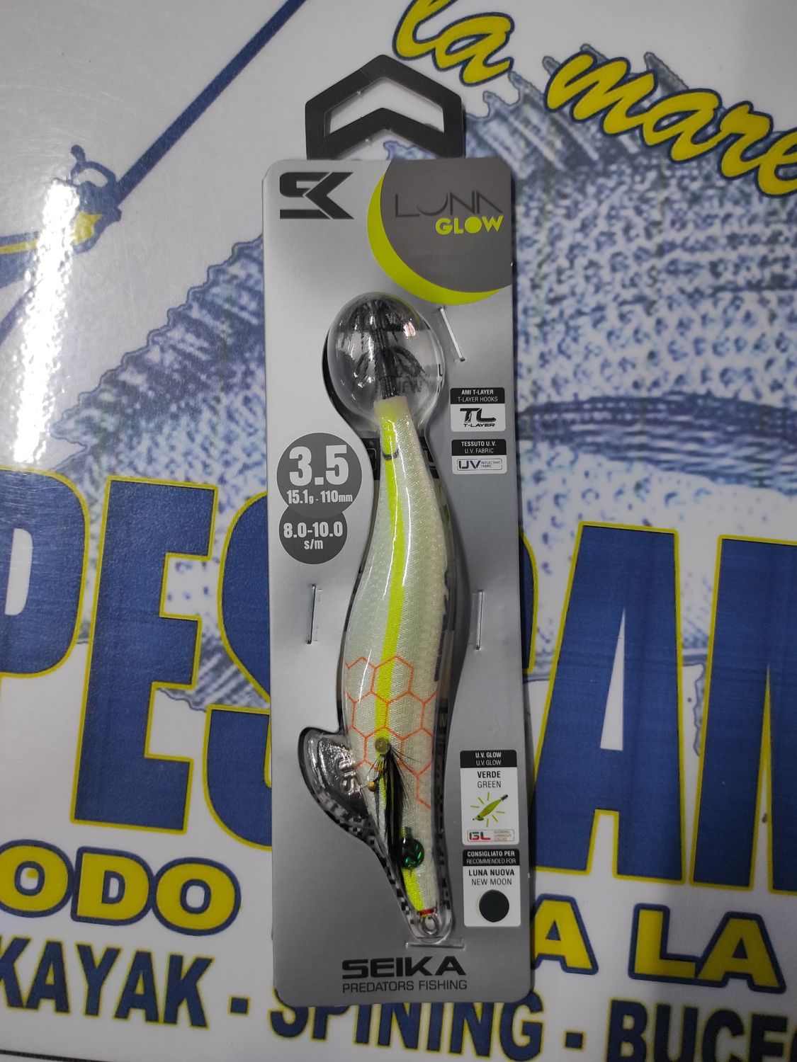 Pajarito SEIKA LunaGlow 3.5 - 15.1Gr - 110mm - 8.0/10.0sm - LUNA NUEVA - cod 516495