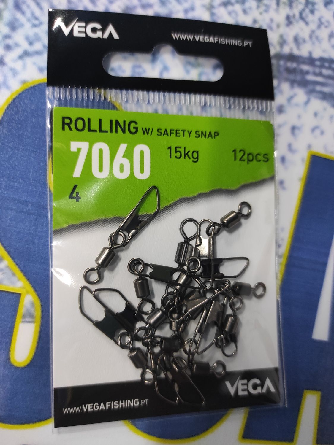 Rolling con imperdible Vega 7060 - 15Kg - núm 4 - 12 unid - 143691