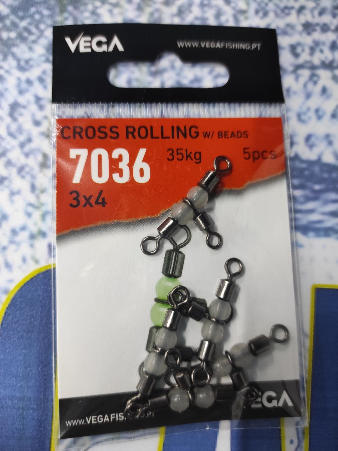 Rolling giratorio triple Vega - 7036 - 35 Kg - 3x4 - 5 unid - 143608