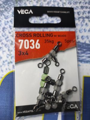 Rolling giratorio triple Vega - 7036 - 35 Kg - 3x4 - 5 unid - 143608