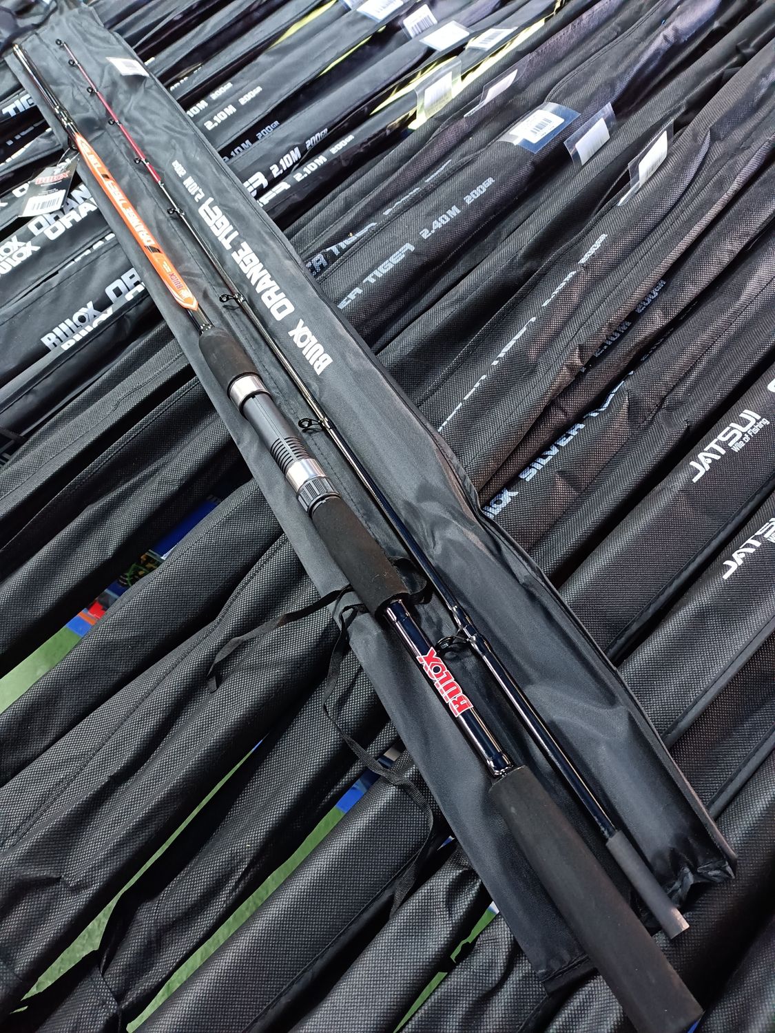 Caña Bulox Orange Tiger 210Mtr - Ac200Gr - 2 Piezas - 100405