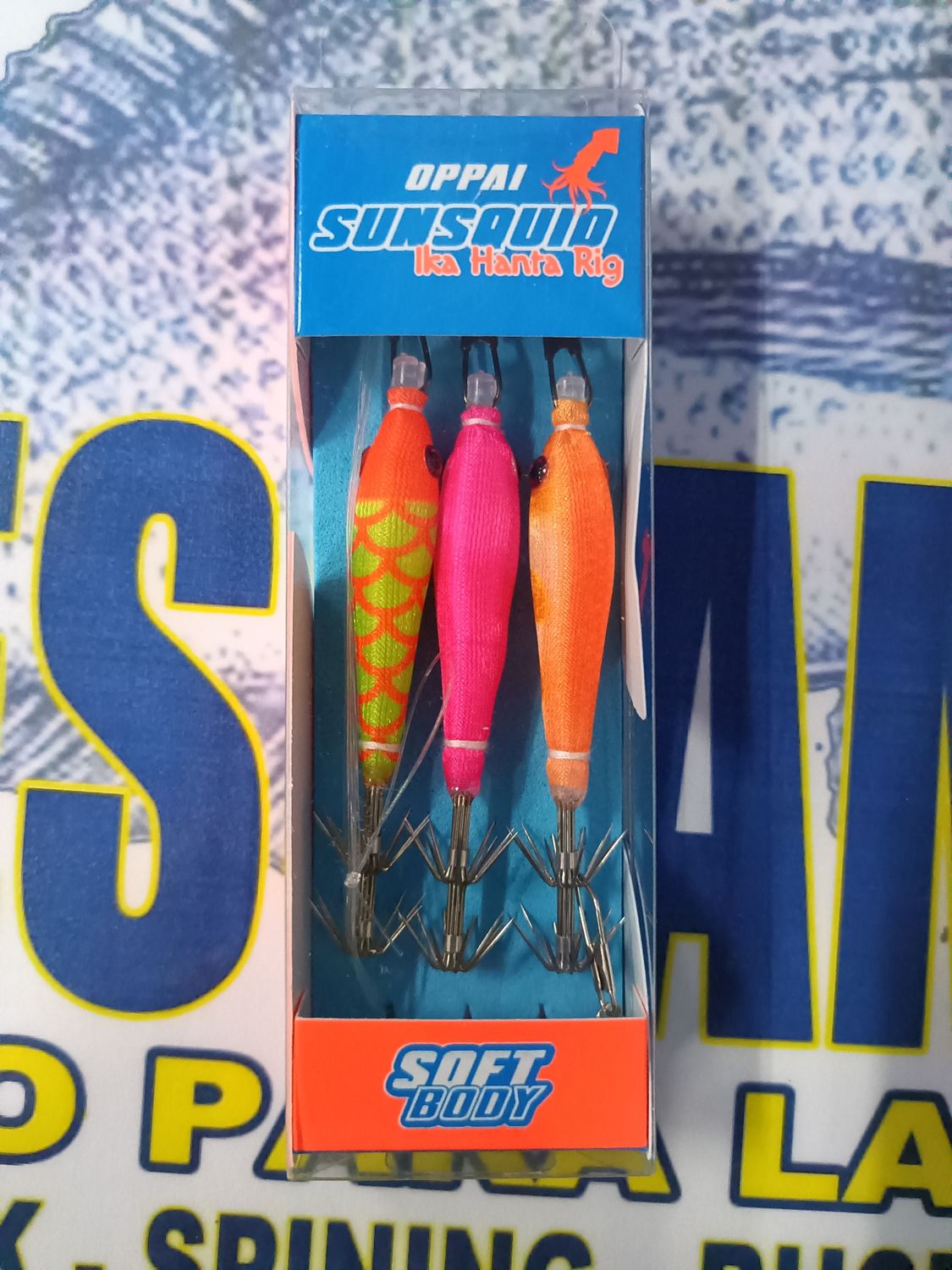 Señuelo Bajo Pajaritos OPPAI Sunsquid IKA HANTA / #1.5 x 3 / Set OPPO / 841353