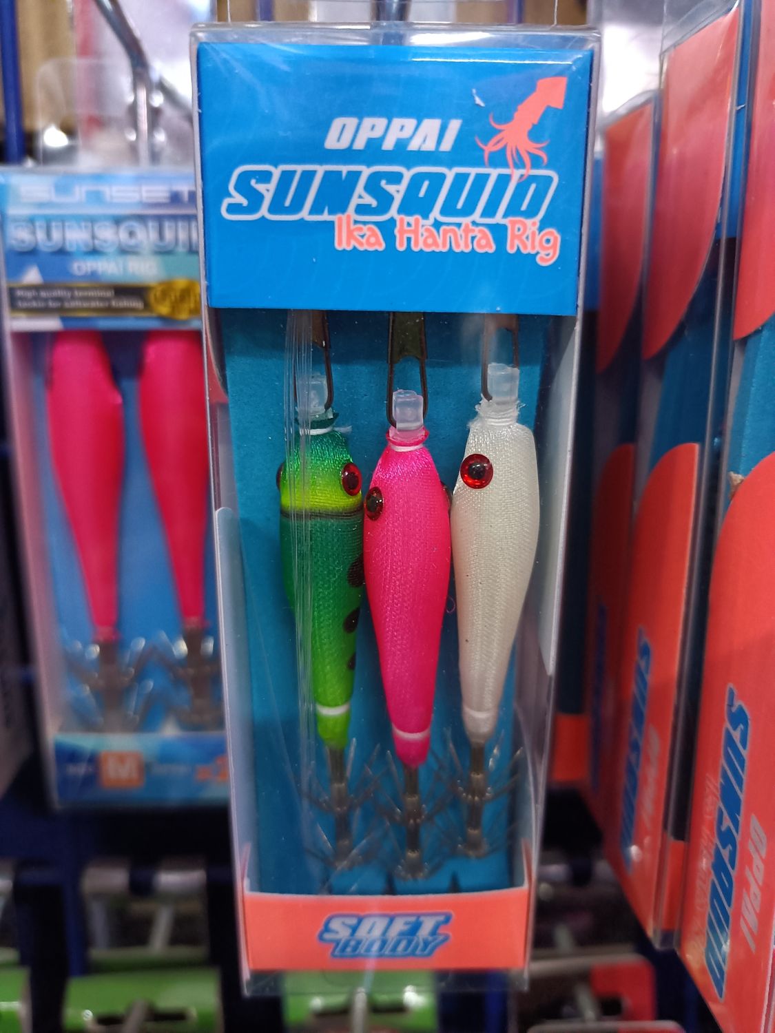 Señuelo Bajo Pajaritos OPPAI Sunsquid IKA HANTA / #1.5 x 3 / Set OPPO / 841377