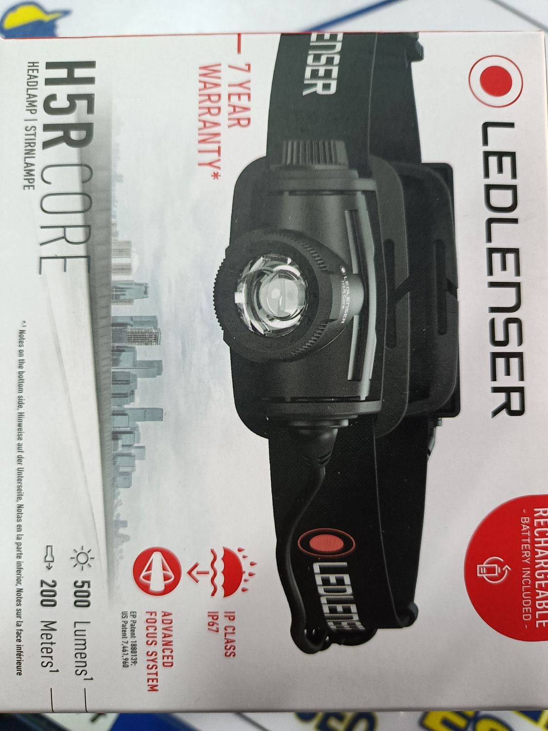 Linterna LedLenser H5R Core - 7 Años Garantia - 020879