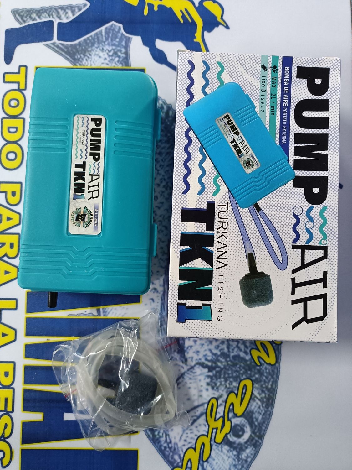 Oxigenador PUMP AIR TKN1 Turkana - Máximo 2Ltr/Min - A pilas 2x1.5V Duración 10Hr - 209701