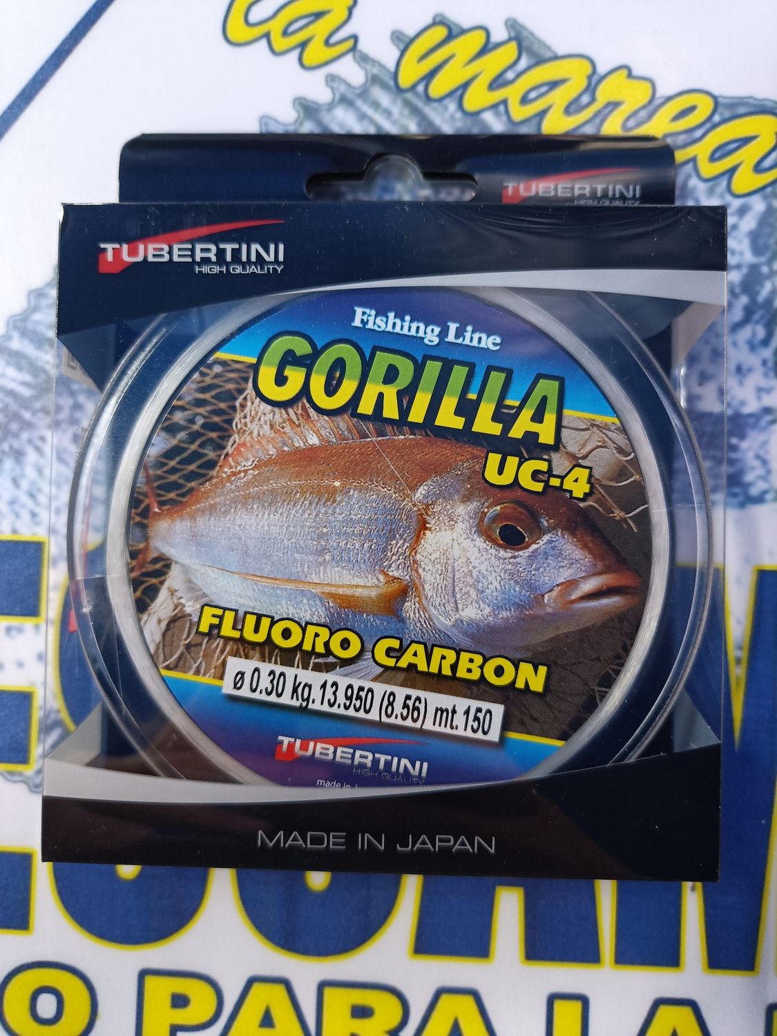 Linea Gorilla UC4 FluoroCarbon 0.30mm - 150Mtr - 13,95Kg - Tubertini - 161299
