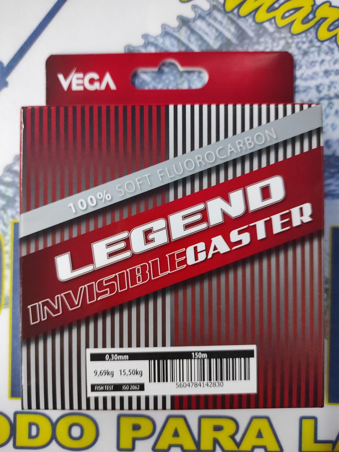 Linea 150 Mtr 0.30 mm / 15,50Kg - Vega LEGEND Invisible CASTER  100% Fluorocarbon - 142830