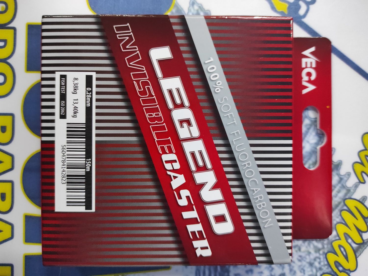 Linea 150 Mtr 0.28 mm / 13,40 Kg - Vega LEGEND Invisible CASTER  100% Fluorocarbon - 142823