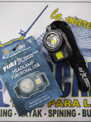 Linterna Yuki Headlamp royal USB 350Lumen - 150Mtr - Life led 10000hours - Batería compatible con Pilas AAA no incluidas - Zoom IN/OUT - Sensor - 023083 Linterna Yuki Headlamp royal USB 350Lumen - 150Mtr - Life led 10000hours - Batería compatible con Pilas AAA no incluidas - Zoom IN/OUT - Sensor - 023083