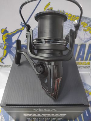 Carrete Vega POTENZA Targa 9000 / 1 Bobina / Rod8 / Ra4.6:1 / Vu105Cm / Peso590Gr / Frenó 18Kg / 146319 Carrete Vega POTENZA Targa 9000 / 1 Bobina / Rod8 / Ra4.6:1 / Vu105Cm / Peso590Gr / Frenó 18Kg / 146319