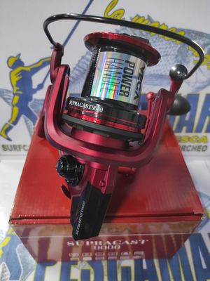 Carrete Vega SUPRACAST 9000 / 1 Bobina / Ro9 / Ra4.1:1 / Vu90Cm / Peso 685Gr / Freno 14Kg / 147040 Carrete Vega SUPRACAST 9000 / 1 Bobina / Ro9 / Ra4.1:1 / Vu90Cm / Peso 685Gr / Freno 14Kg / 147040