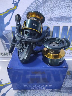 Carrete Vega SEACOR SW4500 / 2 Bobinas / Ro8 / Ra5.5:1 / Vu85Cm / Peso 324 Gr / Freno 9Kg / 147095