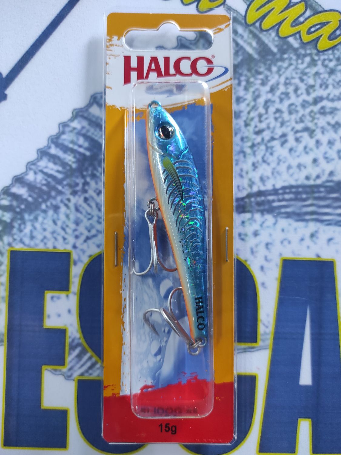 Señuelo HALCO SLIDOG 85 - 15Gr - H90 - BLUE FLUORO - 180256