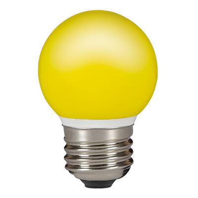 Lampe LED balle de golf Jaune 0,5W E27 50lm 25000H - SYLVANIA