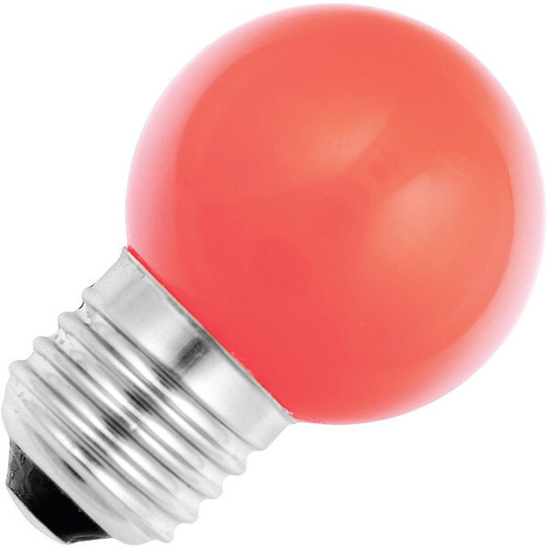 Lampe LED balle de golf Rouge 1W E27 60lm 20000H - BE1ST PRO