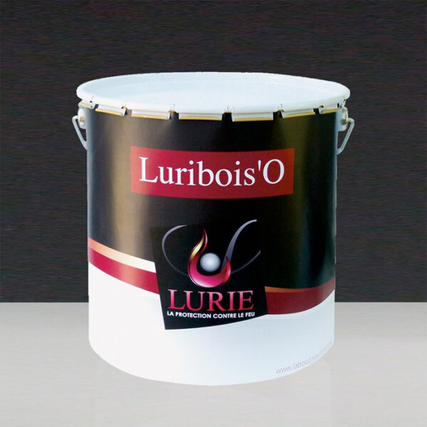 Peinture intumescente LURIBOIS'O en base aqueuse - NOIR- 5kg