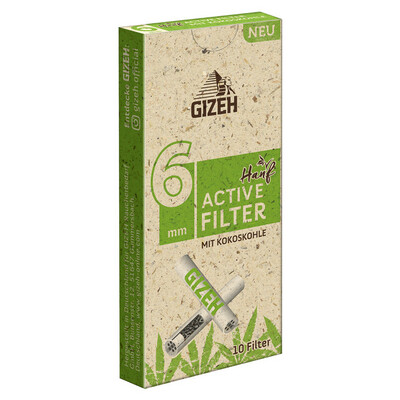 GIZEH HANF ACTIVE FILTER 6MM