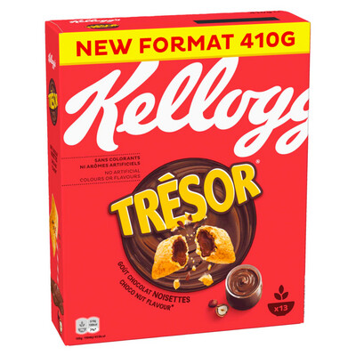 KELLOGG'S TRESOR CHOCO NUT 410G