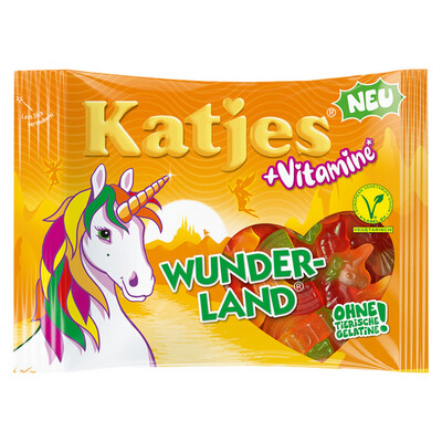 KATJES WUNDERLAND +VITAMINE FRUIT 175G