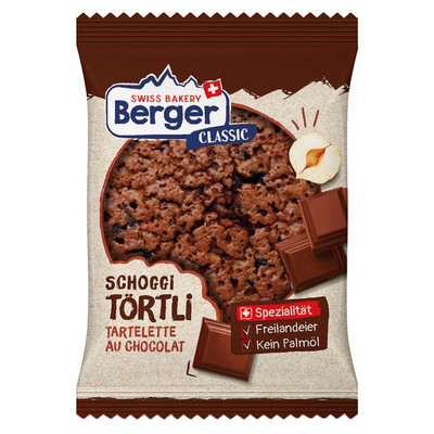 BERGER TARTELETTE CHOCOLAT 50G