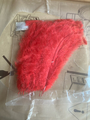 Sachet plume rouge