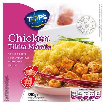 TOP's Cuisine Chicken Tikka Masala 350g TOP's Cuisine Chicken Tikka Masala 350g