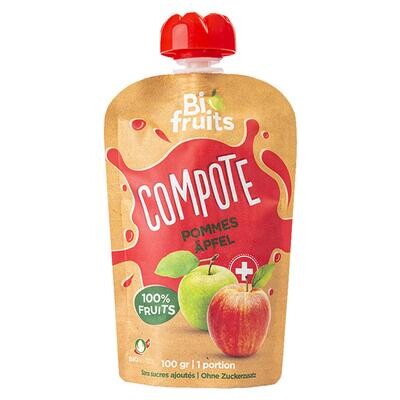 Bio fruits Compote Pommes 100g