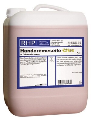 RHP savon crème pour le soin des mains citro