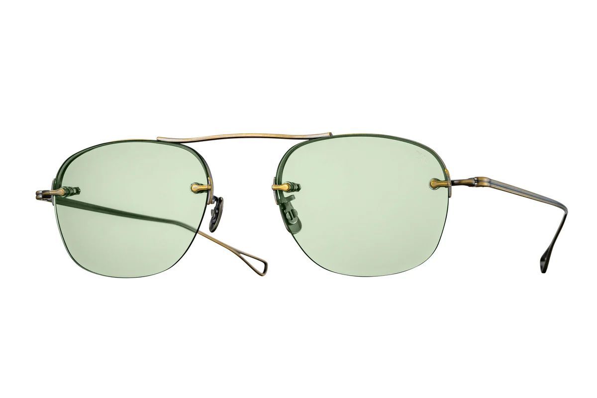 EYEVAN 7285 790 Sunglasses Light Green Titan Sonderedition