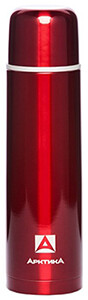 Термос бытовой вакуумный (для напитков)_ тм ^Арктика^ 1000мл_ арт. 102-1000 (красный)