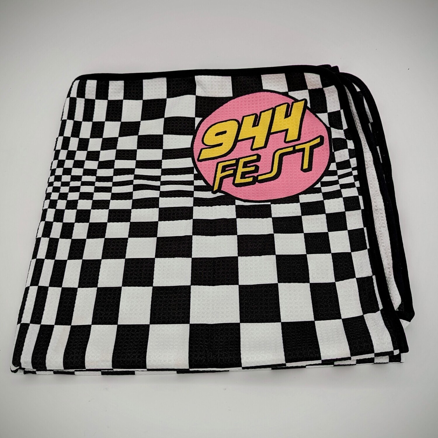 Microfiber Waffle Large Car Towel - Pasha Pattern