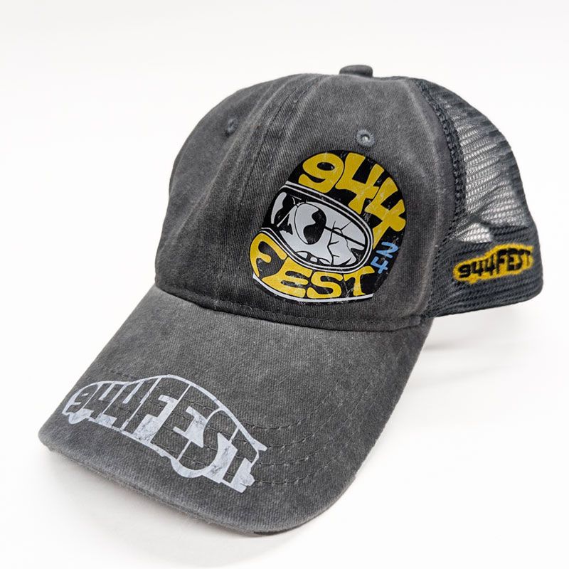 944Fest skull racer hat - black