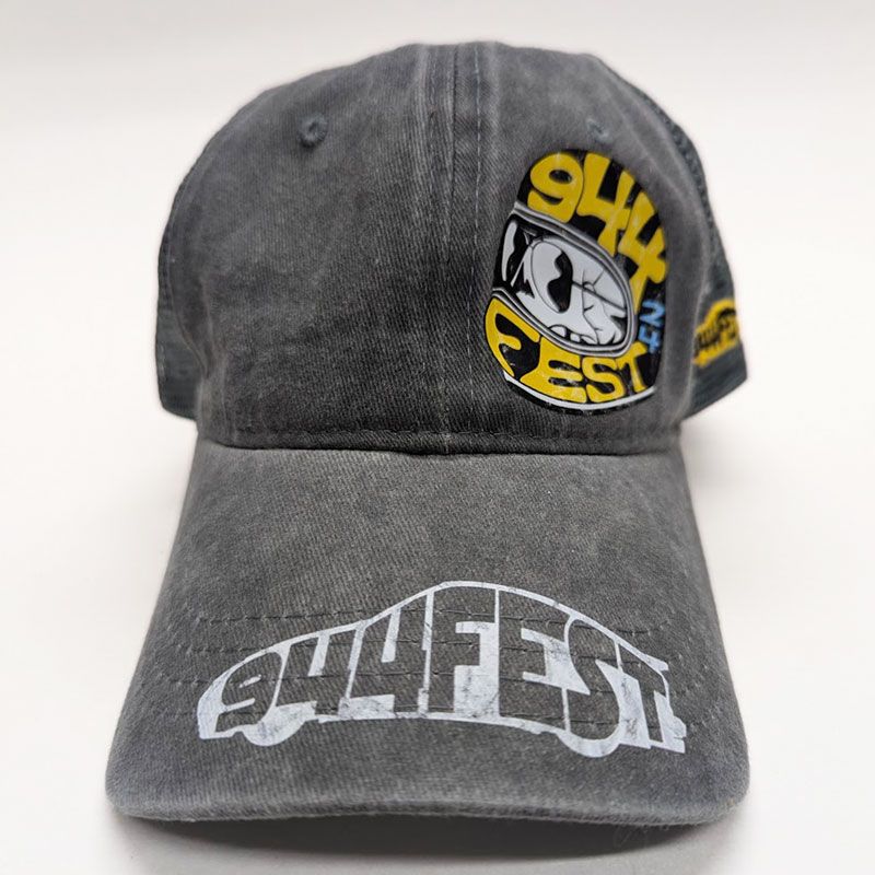 944Fest skull racer hat - black