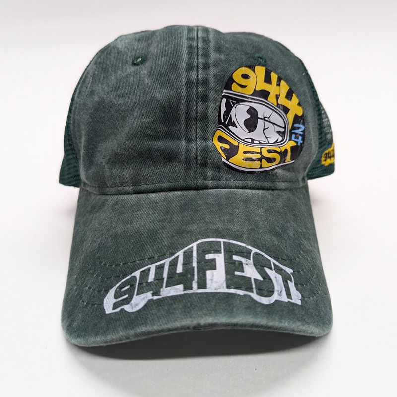 944Fest skull racer hat - green