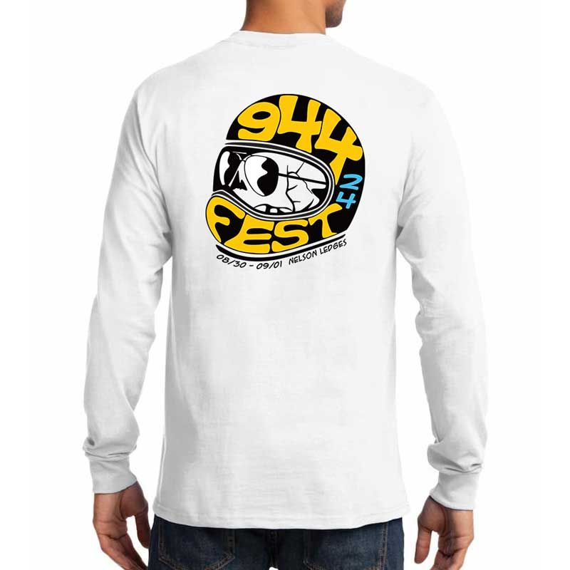 Long Sleeve Skull Racer Shirt - 944Fest 2024