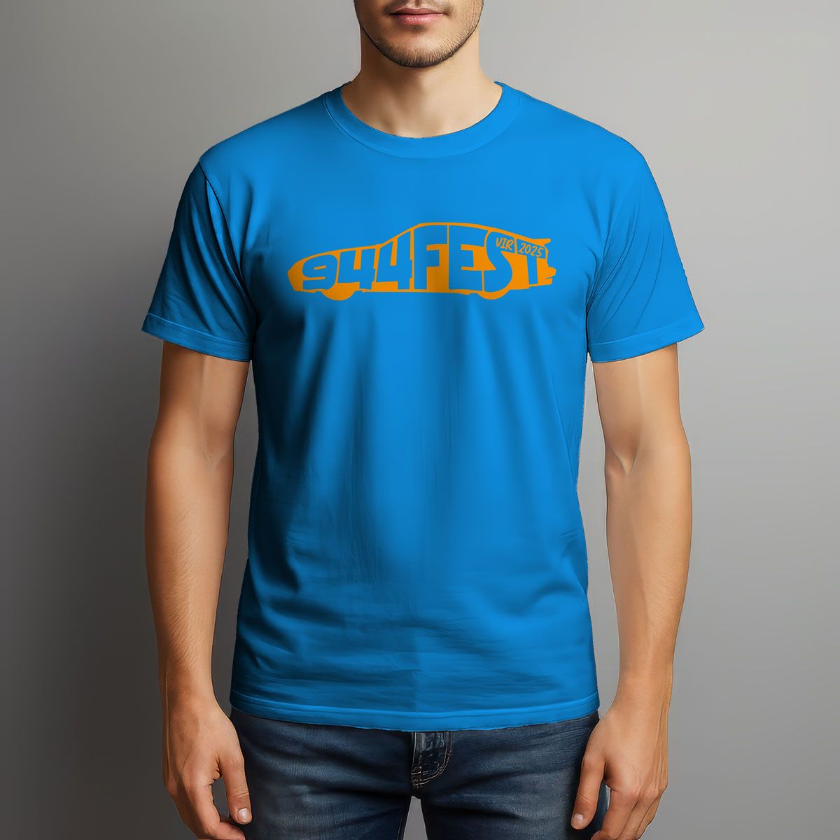 944Fest Logo Shirt - Blue / Orange