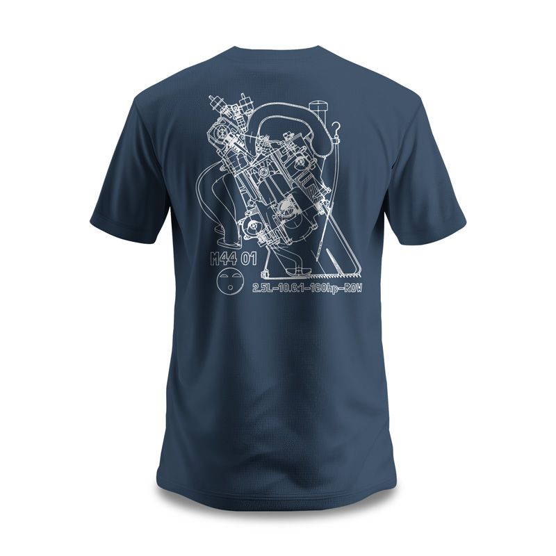 944 Engine Drawing Shirt - 944Fest 2024