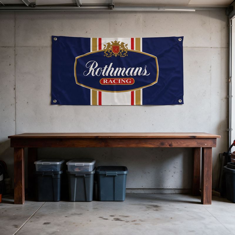 Rothmans Racing - Banner - 2ft x 4ft