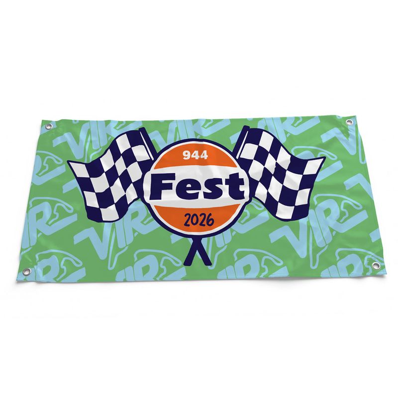944Fest Roundel Flags Logo - Banner - 2ft x 4ft