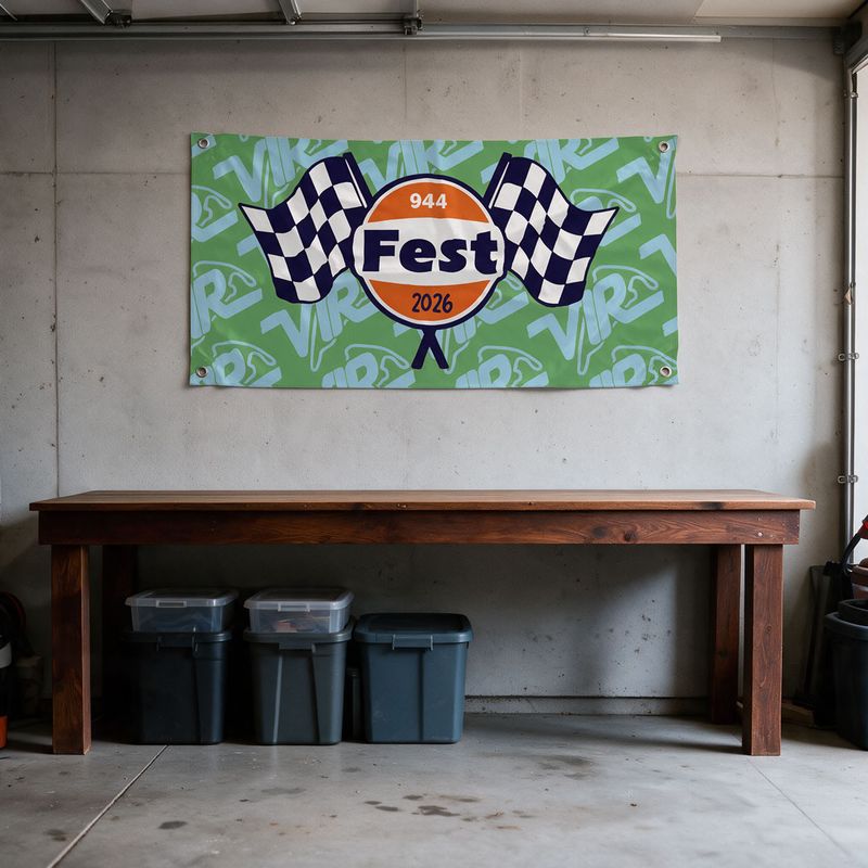 944Fest Roundel Flags Logo - Banner - 2ft x 4ft