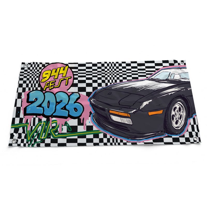 944Fest 2026 80's Skate Logo Pasha - Banner - 2ft x 4ft